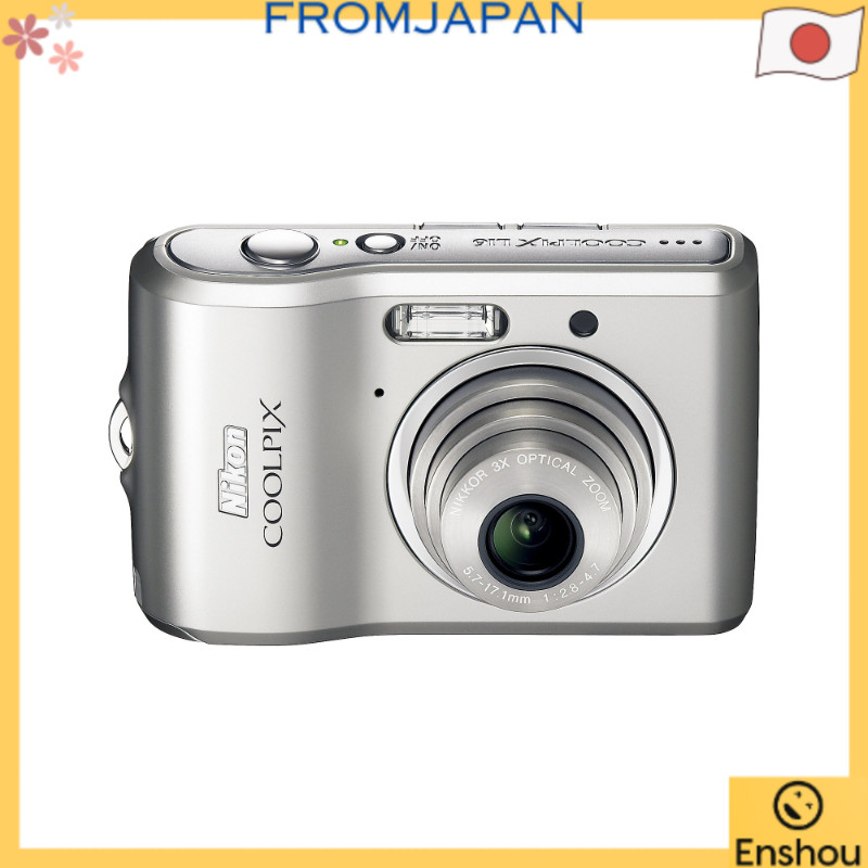 【極美品】Nikon COOLPIX L16 コンデジ 動作品　シルバー　本体 USED]Do Japão [Usado] Câmera Digital Nikon COOLPIX L16 Silver