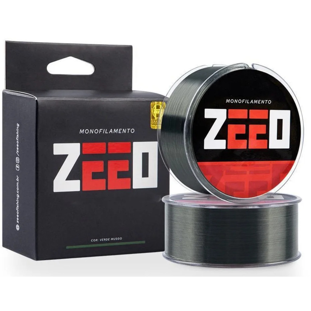 Linha Zeeo Monofilamento Verde 300 mts | Shopee Brasil