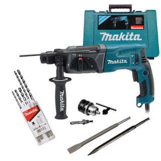 Martelete Combinado Sds Plus Hr2470 Makita 800w + Acessórios