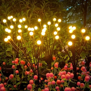 Kit Luz Solar Vagalume De Led Para Jardim Luz de Enfeite Ao Ar Livre À Prova D'água