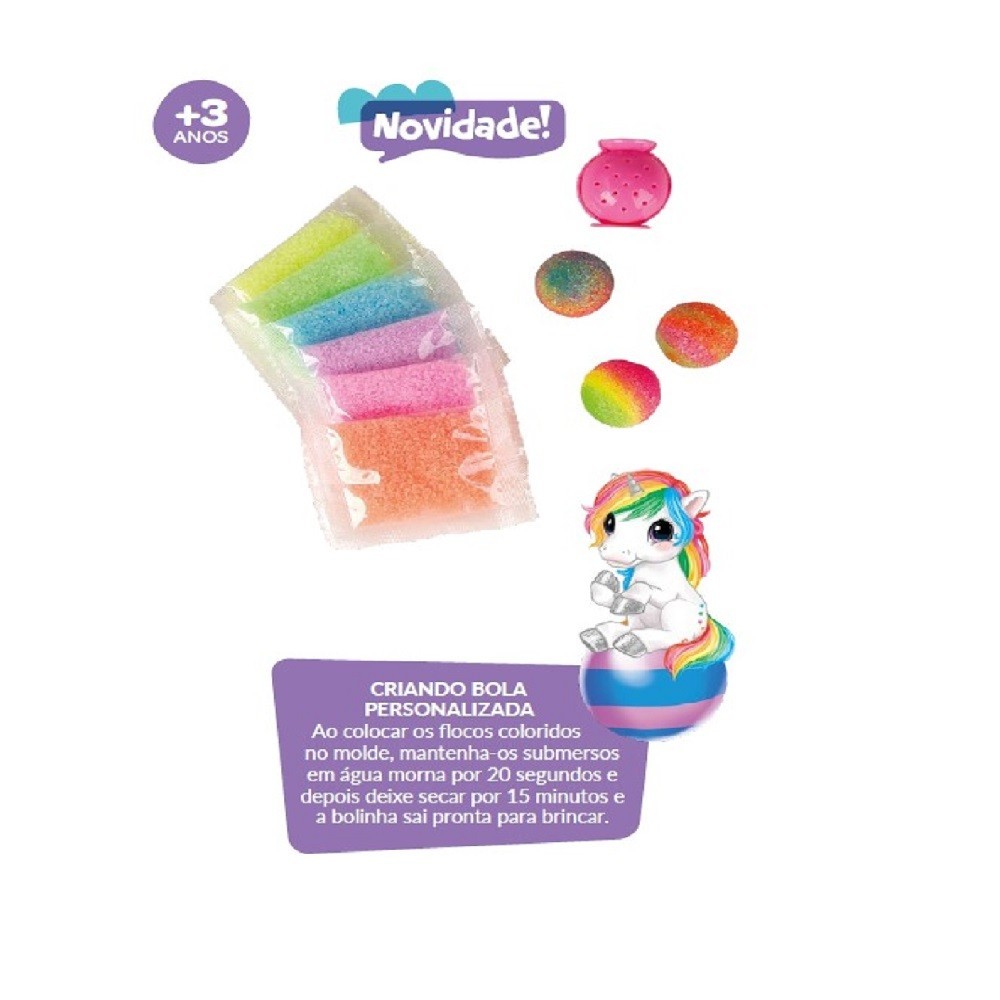 Bolinha Mágica Pula Pula Unicórnio Art e Craft - Zoop Toys