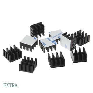 10Pcs Conjunto 14x14x8mm Resfriamento Do Dissipador Calor Alumínio Para Instalações Elétricas Computadores