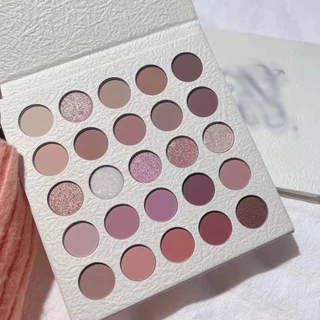 25 Cores Paleta de Cores Creme de Sombra Cimento Cinza Cimento Cinza Fumaça Maquiagem HOLD Same Style Terra Cor Perolada Sequências Mate Perolado