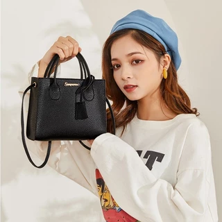 Versão coreana Lychee Pattern Ladies Platinum Bag Comércio Exterior Atacado 2020 Primavera Novo Produto Exclusivo Cross-body Shoul