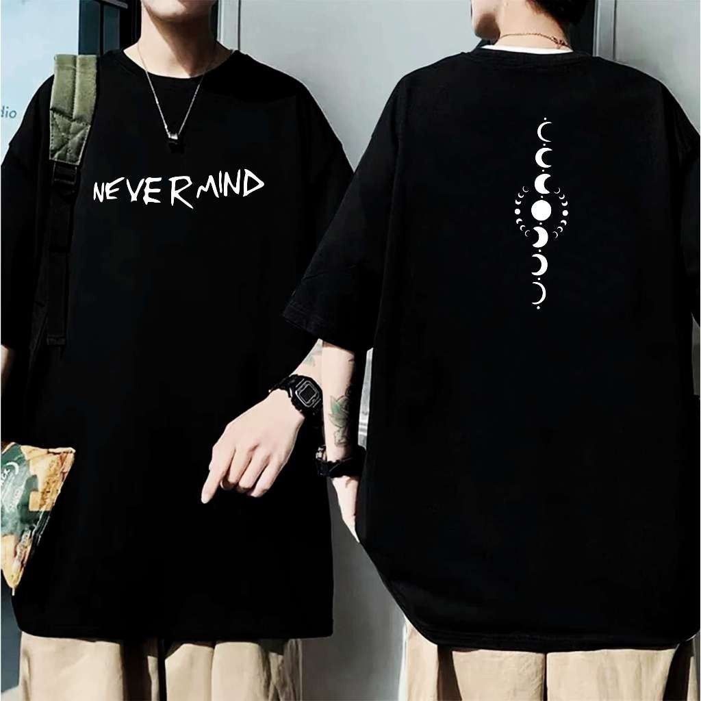 Camiset Premium Park Jimin Nevermind Fases da Lua 100% Algodao