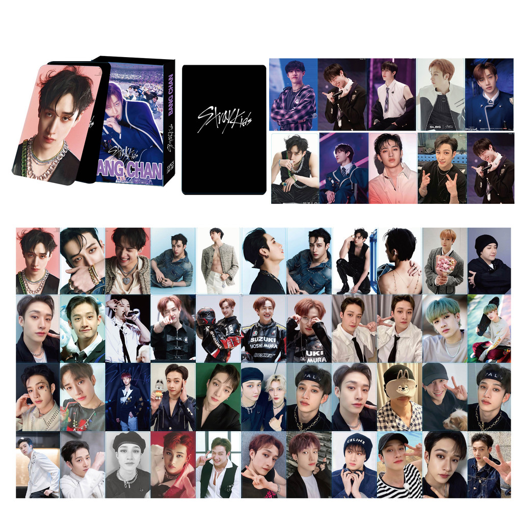 55pcs STRAY KIDS SKZ HOP Lomo Cartões ATE Perder My Breath Magic