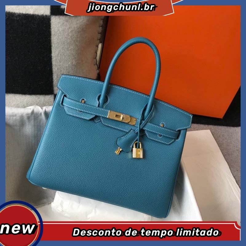 Birkin Ladies Handbag Saco de Mão de Senhora Saco de Pele de Vaca Média Saco de Pele de Vaca Senhora G1M9