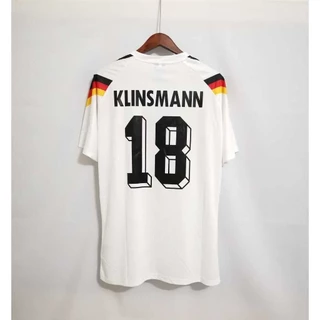 Camisa Retro 1990 Alemanha Alta Qualidade T-shirt Personalizado Para Casa Retro Futebol Jersey MATTHAUS, CLINSMANN OHZR