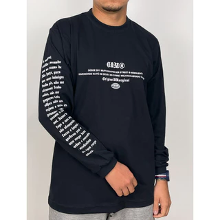 Camiseta Manga Longa Oração de São Jorge - Preta
