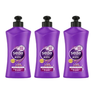 Kit 3 Und Creme Pentear Seda Liso Perfeito 300ml em Oferta na Shopee