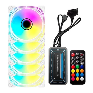 Kit Ventoinhas Acegeek Prime, ARGB, 5x120mm, Branco, AG-PRIME5X1-WH em Oferta na Shopee