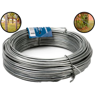 Arame Galvanizado Maleável Liso Para Jardinagem Artesanato Construção 89mm Bramix