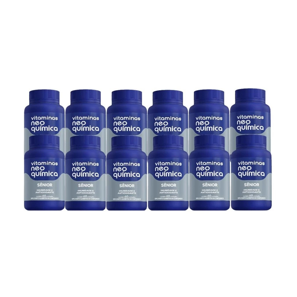 Kit 12x Vitamina Sênior 50+ Com 60 Comprimidos - Neo Química