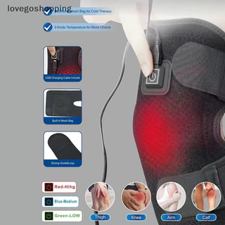 Joelheira Elétrica Massagem Fisioterapia Aquecida Artrite Infravermelho Reabilitação Almofada Para Perna Alivia A Dor Alívio Da Reumática - LUNALU