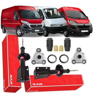 Par Amortecedor Dianteiro Kit Ducato Jumper Boxer 1994 a 2017 (KITKY01C)