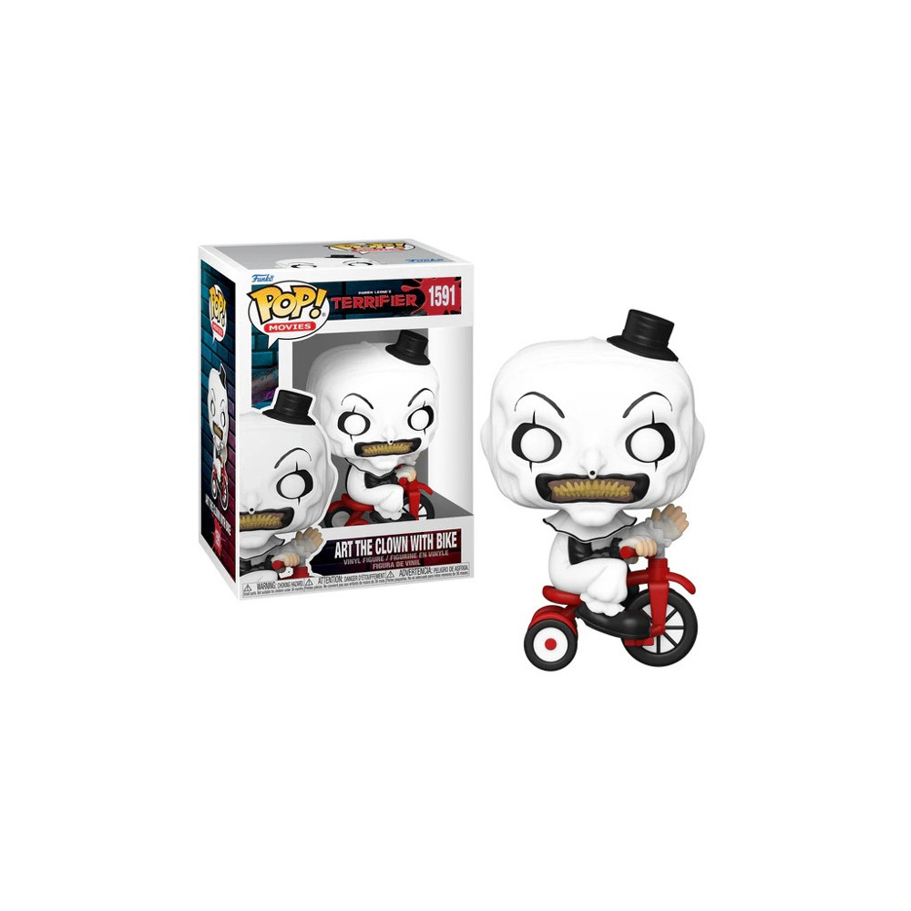 Funko Pop! Movies Terrifier Art The Clown With Bike 1591 | Shopee Brasil