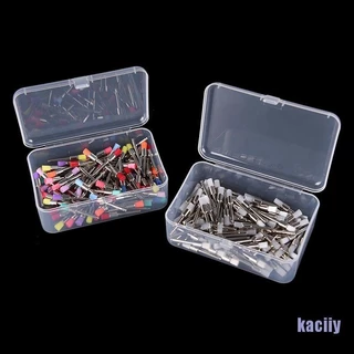 Kay 100 peças de escova de nylon para polimento/polidor dentária