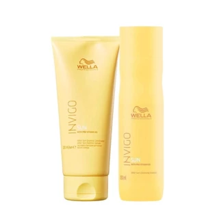 Kit Wella Shampoo 250ml + Condicionador 200ml Invigo Sun