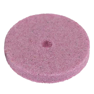 Rebolo Roda Abrasiva 20mm Rosa Grão 220 para Micro Retíficas