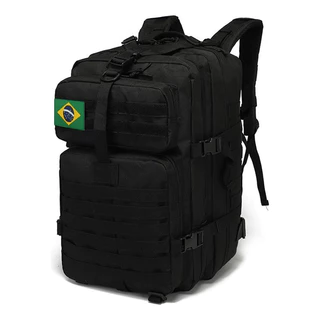 Mochila Tática 45 Litros Reforçada Impermeável Masculina Grande Camping