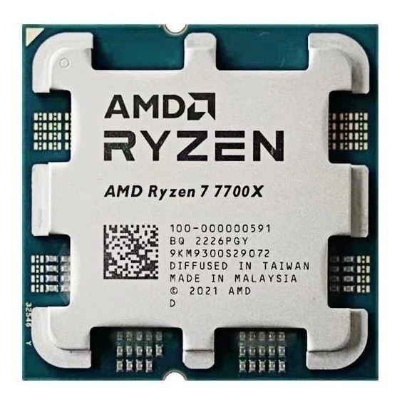 Processador Amd Ryzen 7 7700x 4.5ghz (5.4ghz Max Turbo) Am5