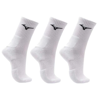 Meia Mizuno Cano Médio Prime kit 3 pares - Masculina