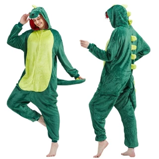 Kigurumi Cosplay Adulto Dinossauro Macacão Pijama-Com Nota Fiscal 7758