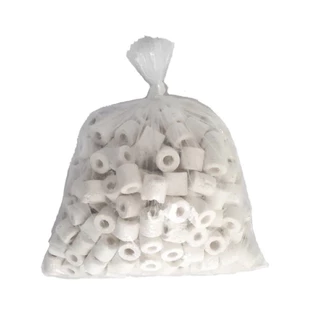 Aneis Ceramica Filtros E Canister Aquários Lagos 250g bio glass Mídia filtragem biológica