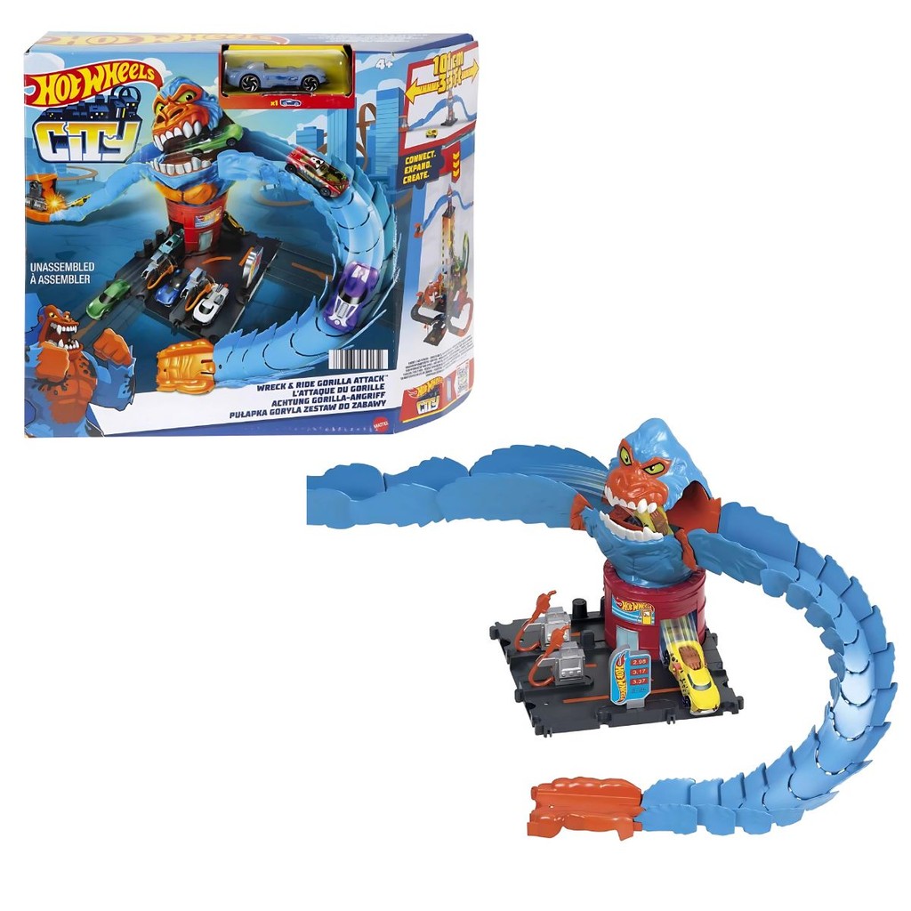 Gorila Gigante Ataque De Gorila Hot Wheels Hot Wheels Pista Ataque