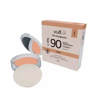 Vult Po Compacto Fps90 Cor 3 Medio - em Oferta na Shopee
