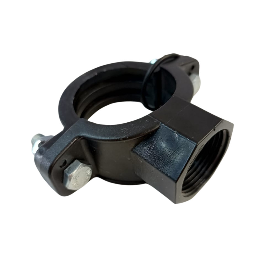 abracadeira Cano 50mm Rosca de 1 Polegada Para Ordenhadeira | Shopee Brasil