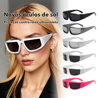 Y2K Óculos De Sol Eyewear Steampunk Esportivos Punk Proteção Estilo Futuro Da Moda