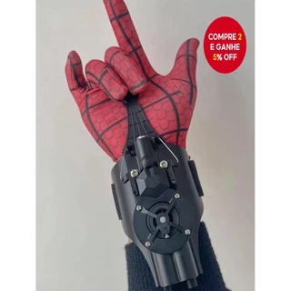 Lançador De Aranha Recarregável Enrolamento Automático Pulso Cuspindo Com Luvas Ventosas Crianças Meninos Brinquedos Cri