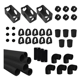 Kit 3 Caixa 4x2 Condulete 3/4 Polegada + Kit Instalação