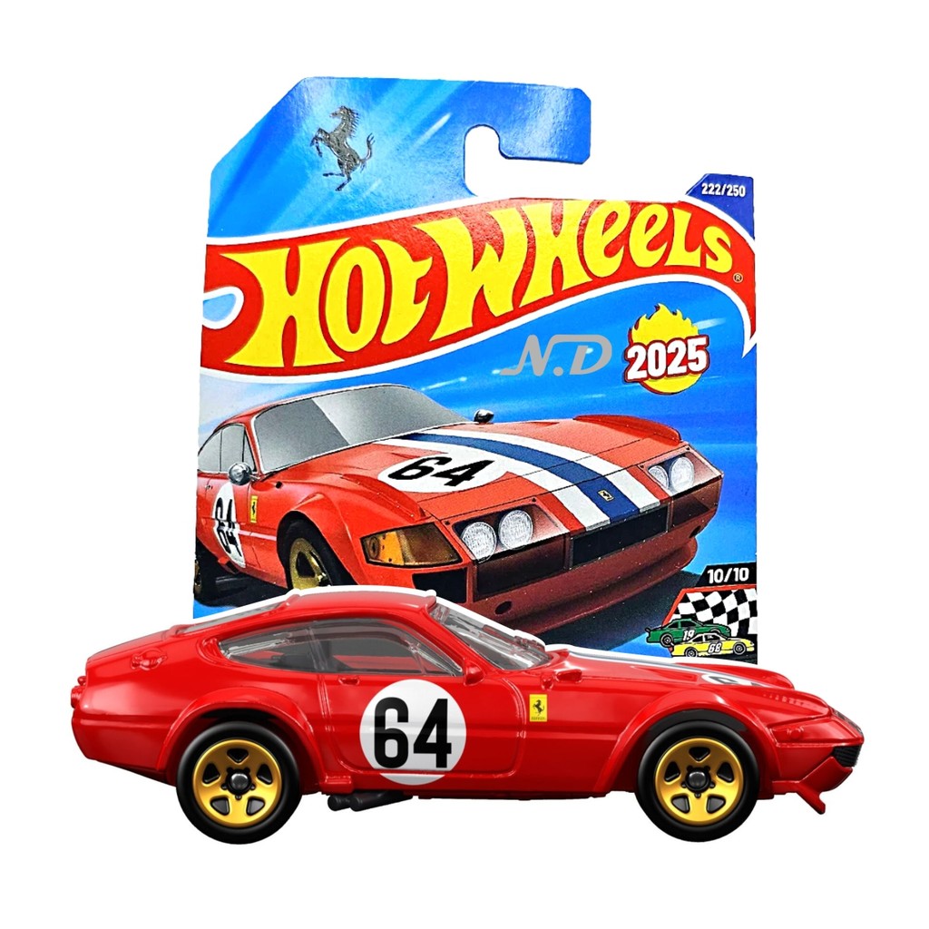 Hot Wheels Ferrari 365 GTB/4 Competizione HYW48 | Shopee Brasil