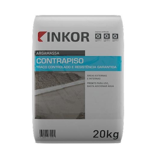 Contrapiso 20kg Inkor | Shopee Brasil