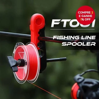 Ferramenta Online, Carretel de Plástico, Enrolamento Rápido e Vara de Pesca, Acessórios de Pesca Convenientes