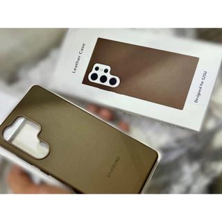 Capa Capinha Couro Luxo Samsung s23 s24 s25 Plus e Ultra com Carregamento sem fio por Indução
