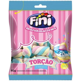 Marshmallow Torção 60g - Embalagem com 12 Unidades - Fini em Oferta na Shopee