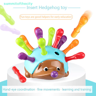 【 summitofthecity 】 1Set Brinquedos Educacionais De Treinamento De Concentração Para Bebês Pequeno Porco Espinho TY