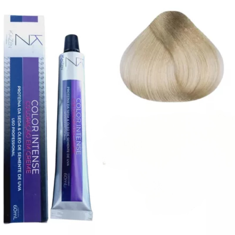Tinta de Cabelo Louro Ultra Claro 10.0 Kaizen Coloração 60gr | Shopee ...