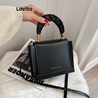 Lovito Casual Bolsa De Ombro Feminina Pequena Plicada Simples Lfa Shopee Brasil