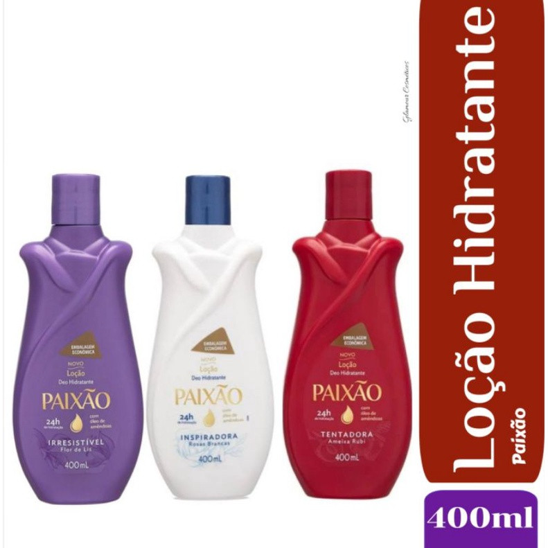 LOÇÃO DEO HIDRATANTE PAIXÃO CORPORAL 400ML