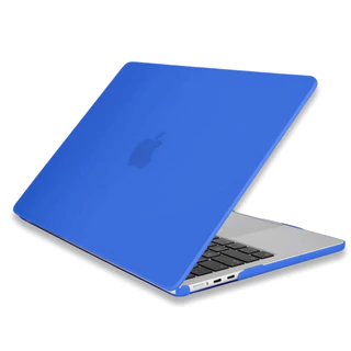 Capa SkinCase Azul Fosco Para MacBook Air 15 Pol M3 M2 Ano: 2023 Até 2024 Mod: A2941 e A3114