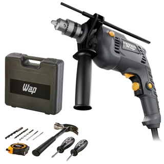 Furadeira Parafusadeira de impacto 3/8" 700W com kit de acessórios - WF 700K10 Wap