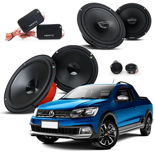 Combo 2 Vias Dsk165 + Alto Falant Coaxial Dcx165 Saveiro