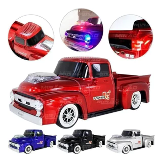 Caminhonete Com Caixa De Som Luzes Led Xtrad Ws-538 Vermelho