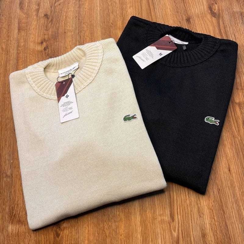 Sueter Homens Tricot Premium Liso Masculino Moda Outono