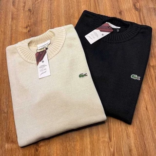 Sueter Homens Tricot Premium Liso Masculino Moda Outono