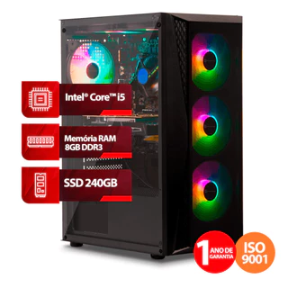 PC Gamer Intel® Core™ I5, 8GB, SSD 240GB | Goldentec
